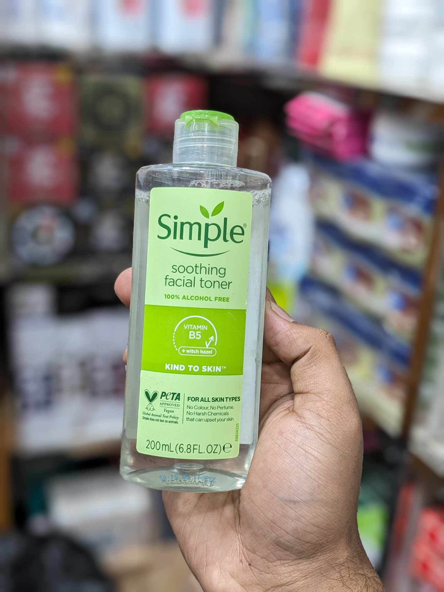 Simple Kind To Skin Soothing Facial Toner 200ml - Image 2