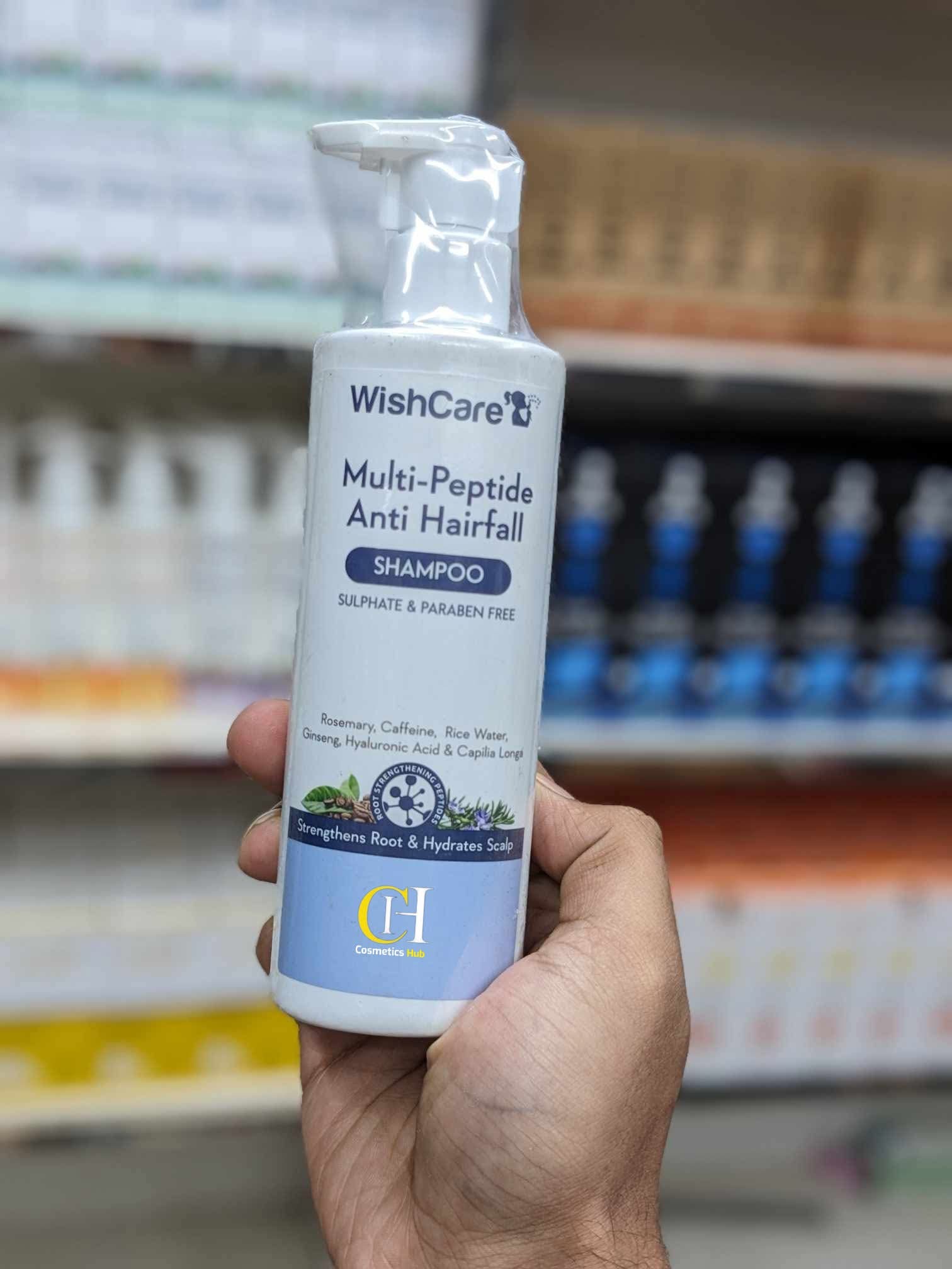 WishCare Multi Peptide Anti Hairfall Shampoo 250ml - Image 2