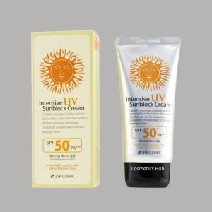 3W clinic intensive UV sunblock cream