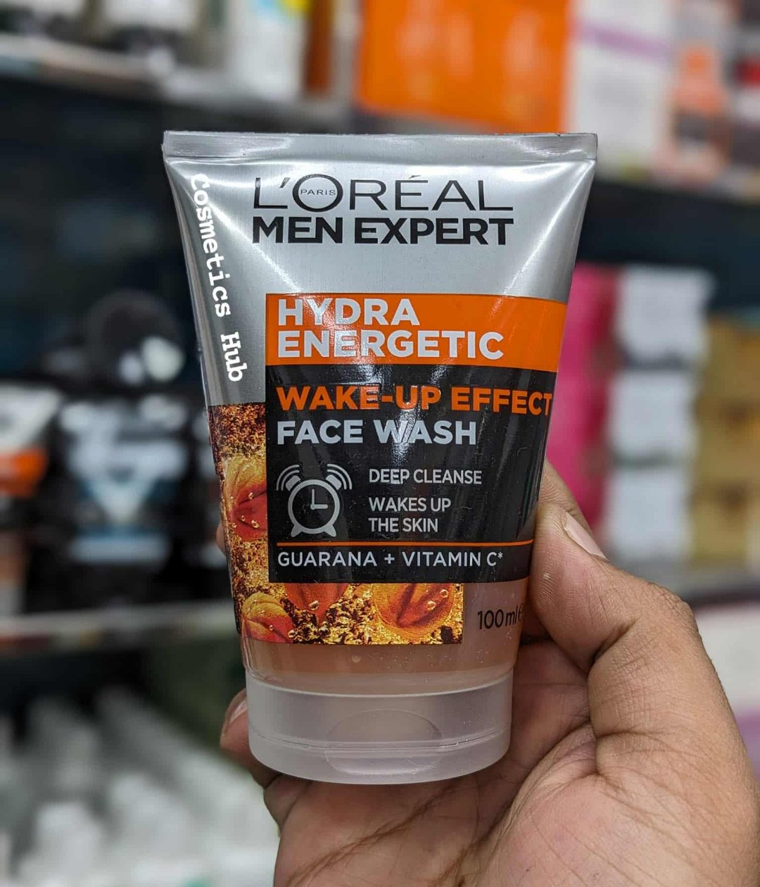 L'Oreal Men Expert Hydra Energetic Wake-Up Effect Face Wash 100ml - Image 2
