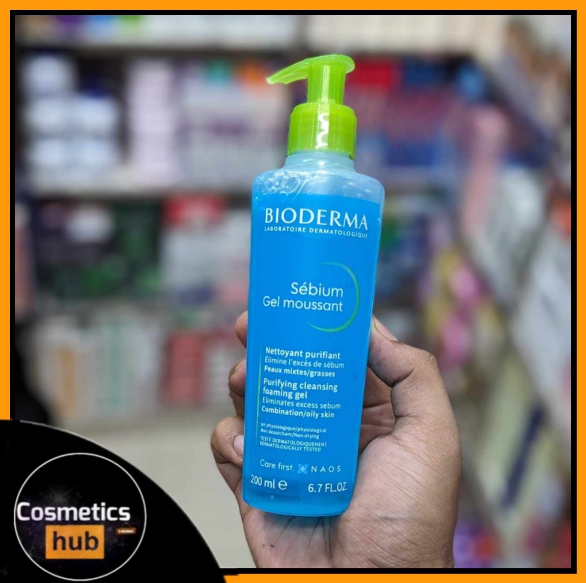 Bioderma Sebium Gel Moussant Purifying Cleansing Foaming Gel 200ml