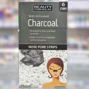 Beauty Formulas Activated Charcoal Nose Pore Strips - 6 Strips