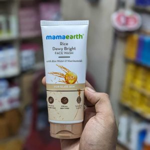 Mamaearth Rice Dewy Bright Facewash With Rice Water & Niacinamide for Glass Skin 100ml