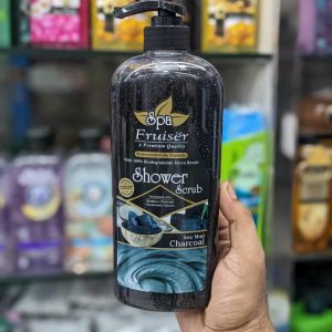 Fruiser Charcoal Sea Mud Shower Scrub - 730ml