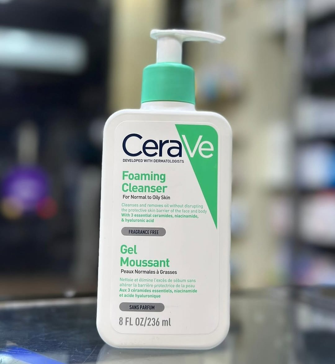 CeraVe Foaming Cleanser For Normal To Oily Skin 236ml
