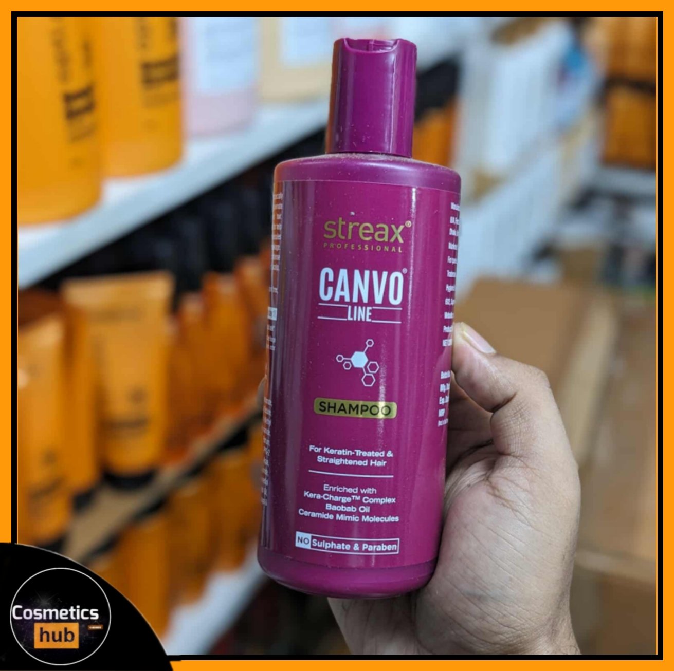 Streax Professional Canvo Line Shampoo For Keratin Treated And Straightened Hair 300 ml