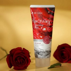 3W Clinic Rose Water Cleansing Foam (100ml)